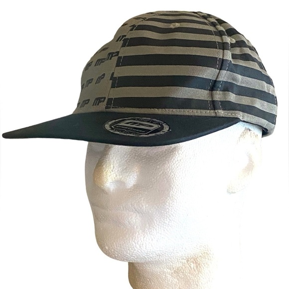 MUSCLE PHARM MP NATION Flatbill Ball Cap SnapBack Fight Hat OS NWOT Brow… - Picture 8 of 12